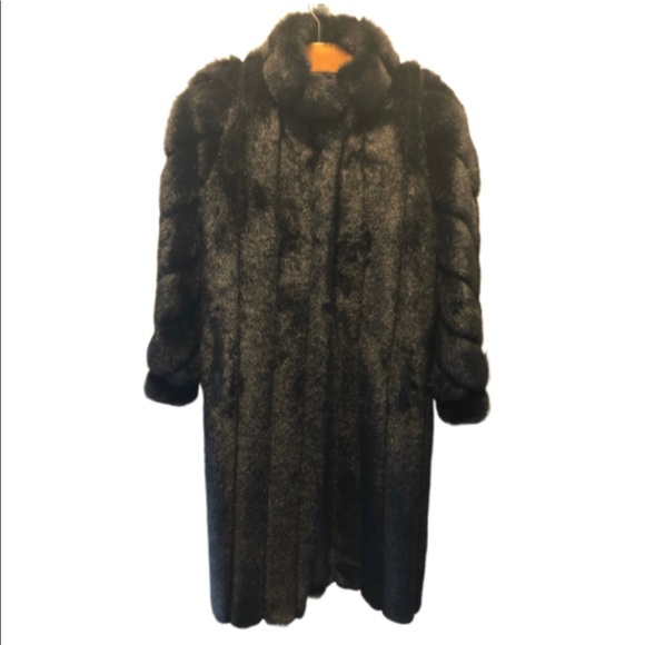 Jackets & Blazers - Faux fur full length coat